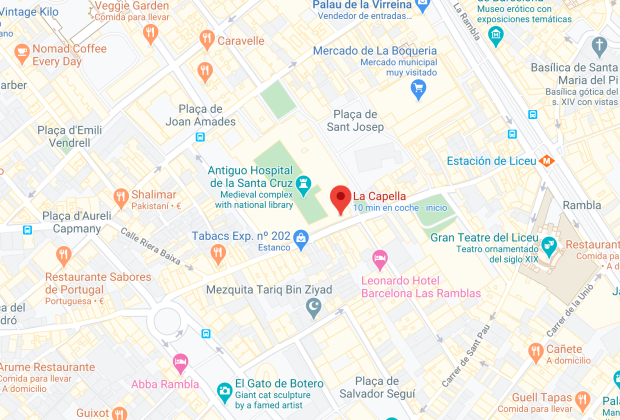 La Capella google maps