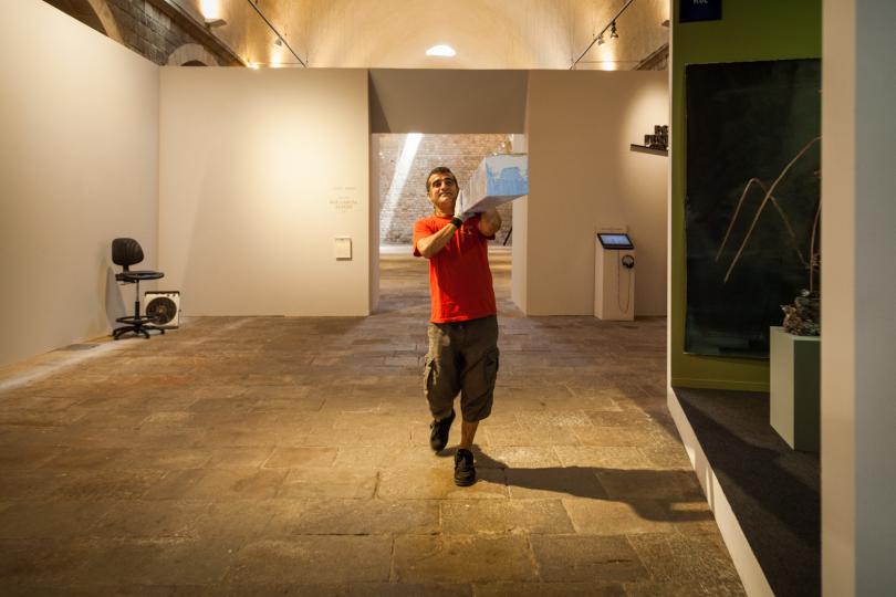 Retirada de pal. Foto: Pep Herrero