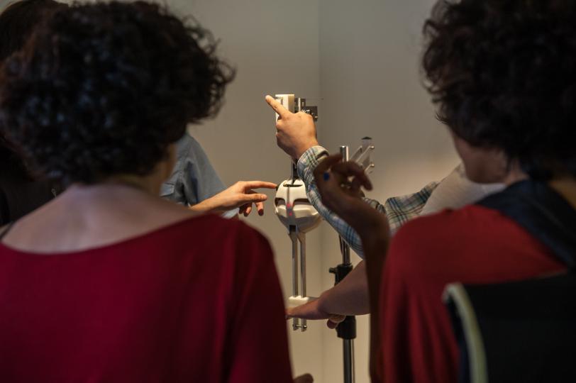 Aparell per mesurar la  voluntat segons l'índex de Scheuermann