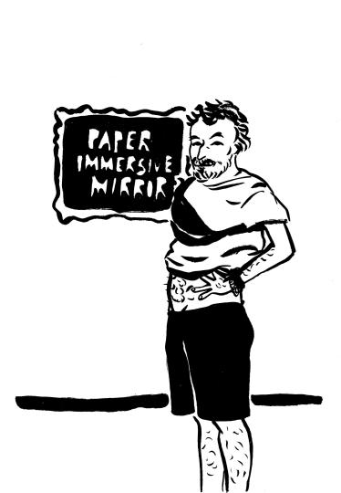 Immersive Paper Mirror