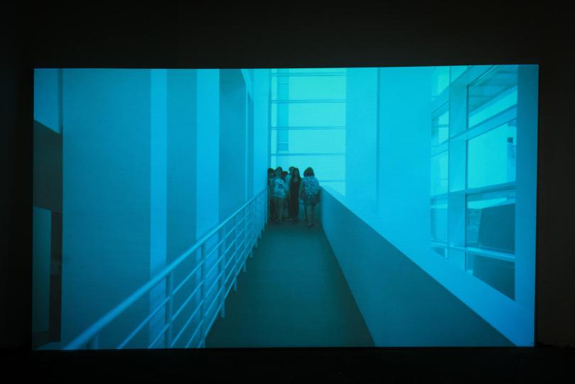 TXSSSSIT! / Mireia c. Saladrigues a l’Institut Quatre Cantons, 2013 / Amb els estudiants Joana Badia, Emma Estellés, Zikaria Javaid, Clàudia Martí, Cristian Martín, Eli Martínez, Nicole Osorio, Adrián Pardo, Irene Rocher, Carla Santi, Eva Vila i Carol Villegas / I la professora Carme Gabaldon