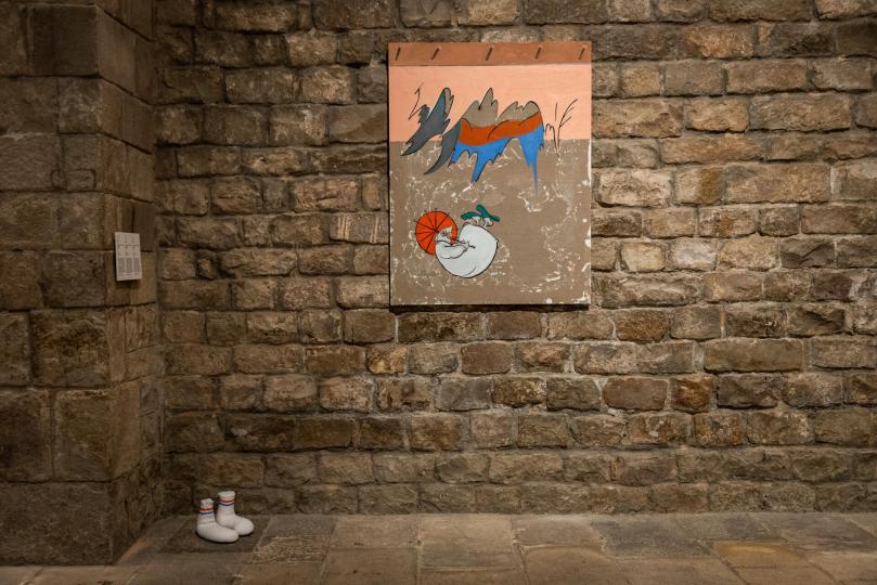 Life socks/ A metaphore is something between a metathree and a metaphive / Marc Badia - (Foto: Pep Herrero)