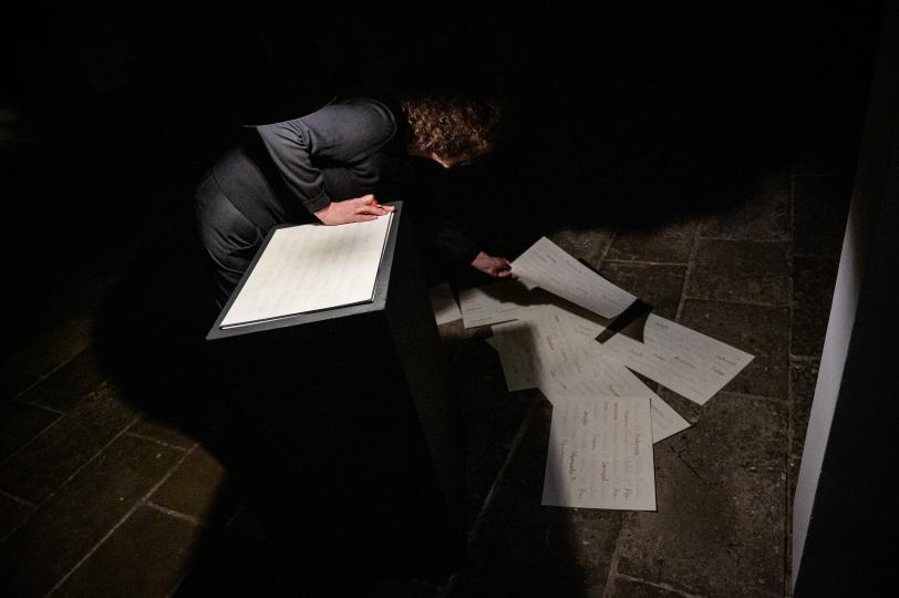 Nieves Correa, Actos de memoria: Barcelona. Fotos: Pep Herrero