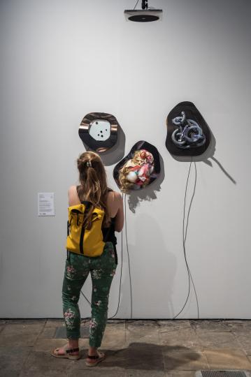 El que és possible i el que no. ISEA2022 Barcelona a La Capella. Foto: Pep Herrero