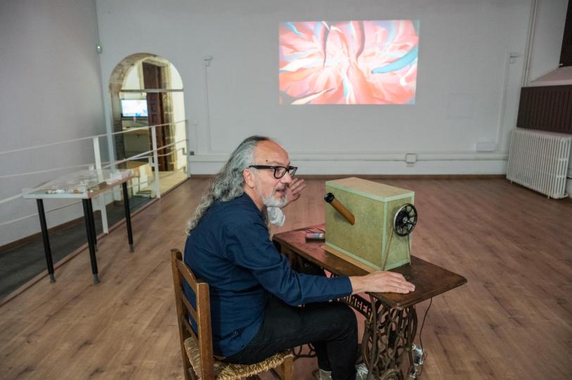 El que és possible i el que no. ISEA2022 Barcelona a La Capella. Foto: Pep Herrero