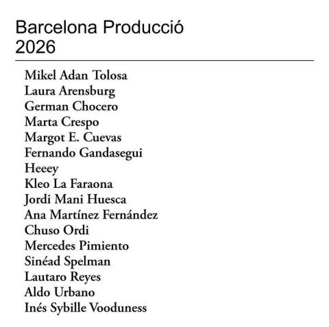 Barcelona Producció 2026