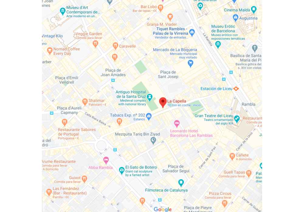 La Capella google maps