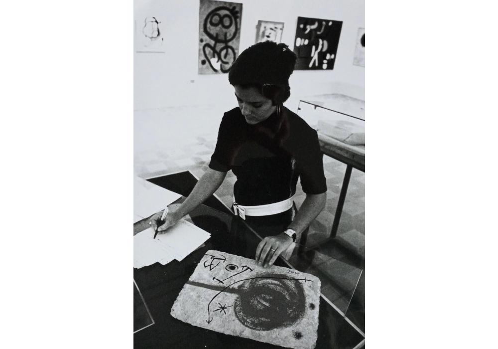 Foto de Ralph Herrmanns. MNAC, 1972. Arxiu personal de Rosa Maria Subirana Torrent