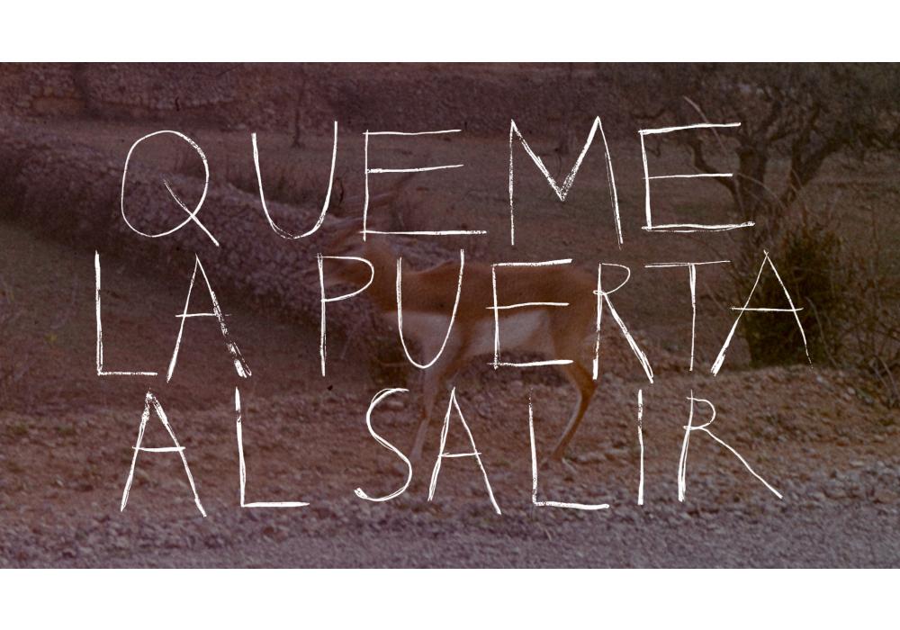 Queme la puerta al salir