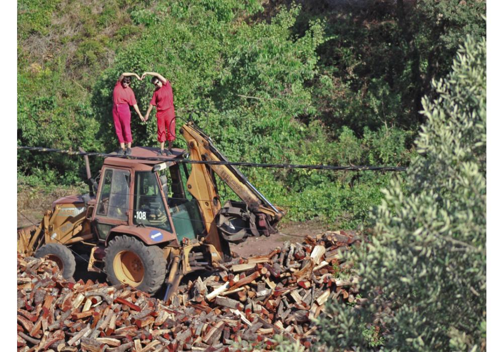 La llenya escalfa dues vegades