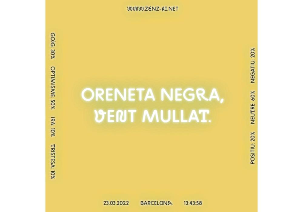 Xerrada “Oreneta negra, vent mullat – Meteorologia, emocions i intel·ligències artificials”
