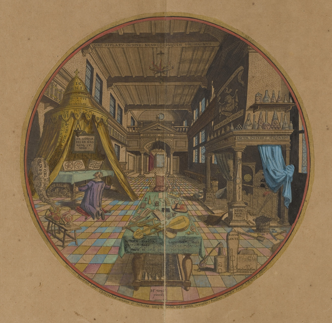 The Alchemist’s Laboratory, Amphitheatrum Sapientiae Aeternae Solius Verae (Heinrich Khunrath, 1595)