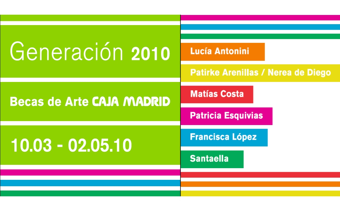 Generació 2010. Beques d'art Caja Madrid